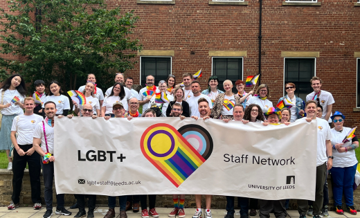 LGBTQ+ Staff Network gathers to celebrate pride.
